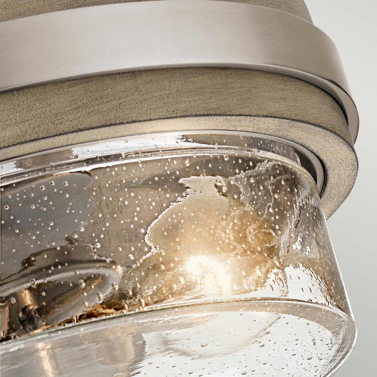 Grand Bank 2-flammige Halbdeckenleuchte - Antikgrau im Used-Look - Elsteadlighting - leuchtengrosshandel24