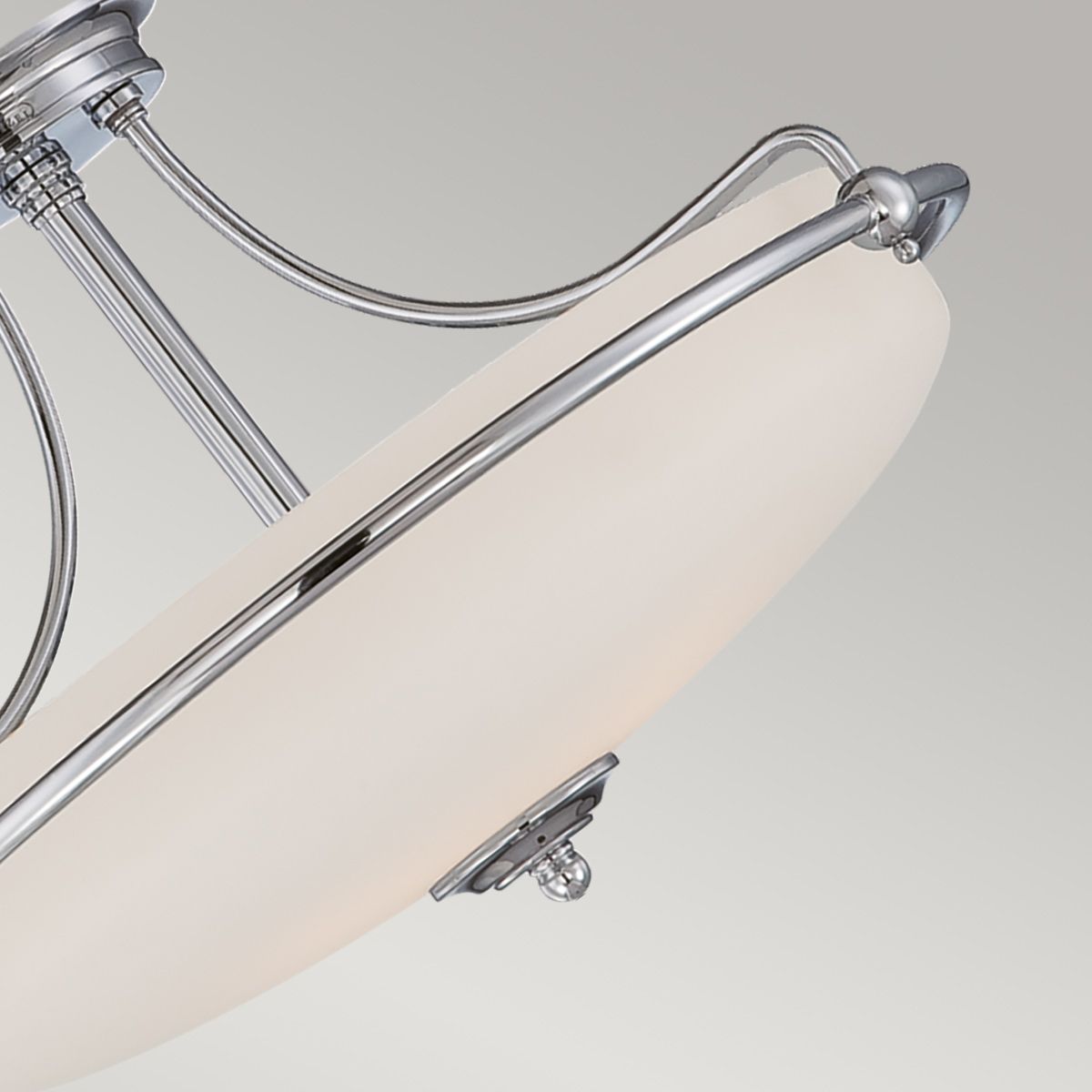 Griffin 4-flammige Halbeinbauleuchte, poliertes Chrom - Elsteadlighting - leuchtengrosshandel24