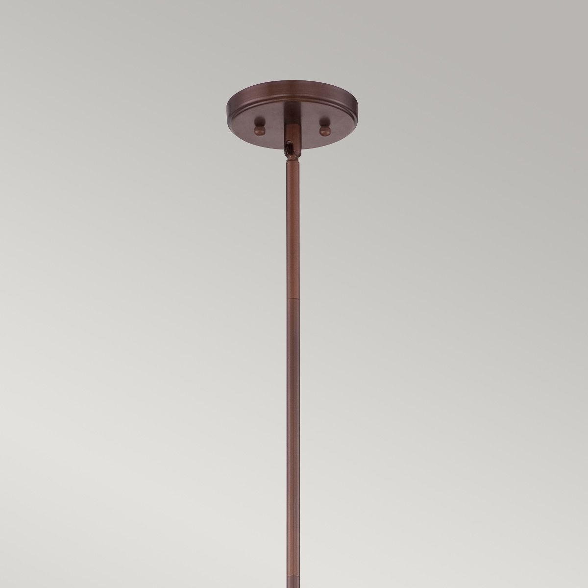 Große Hängelampe mit 4 Lichtern in braunem Gitter - Copper Canyon - Elsteadlighting - leuchtengrosshandel24