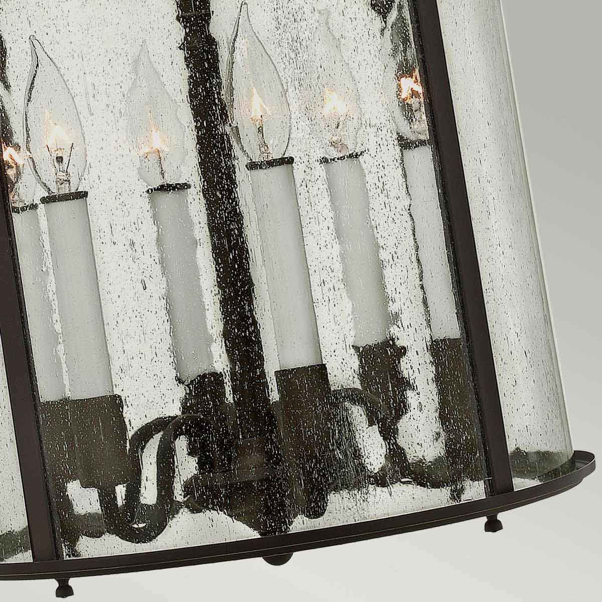 Große Pendelleuchte Gentry mit 6 Lichtern - Alte Bronze - Elsteadlighting - leuchtengrosshandel24