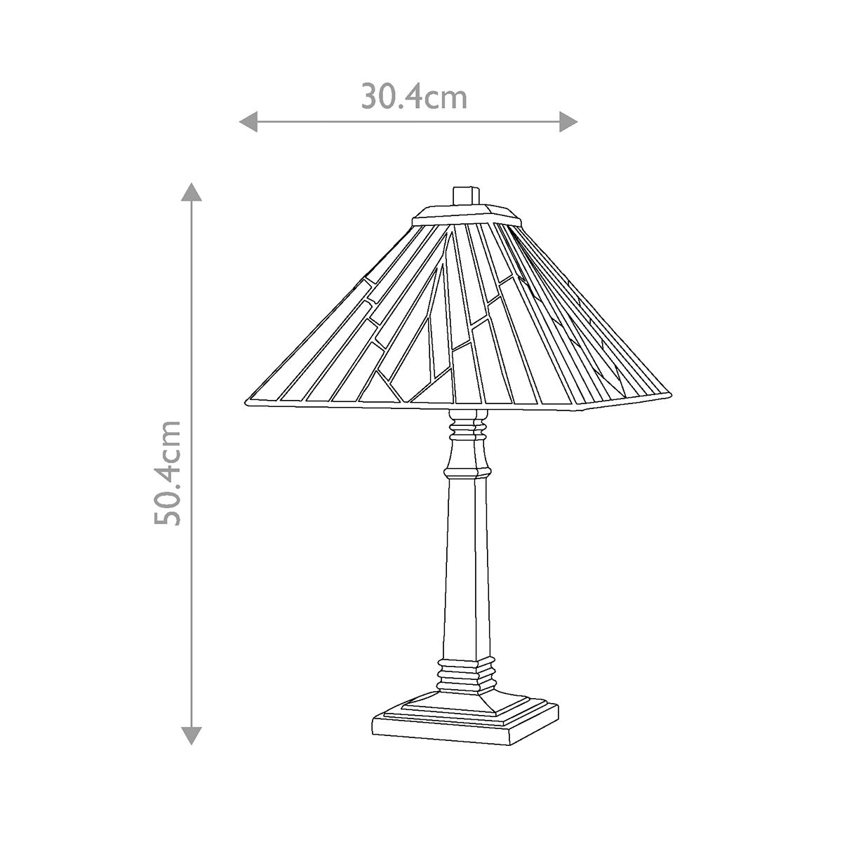 Große Tischlampe Alderley, 1 l, Vintage-Bronze - Elsteadlighting - leuchtengrosshandel24