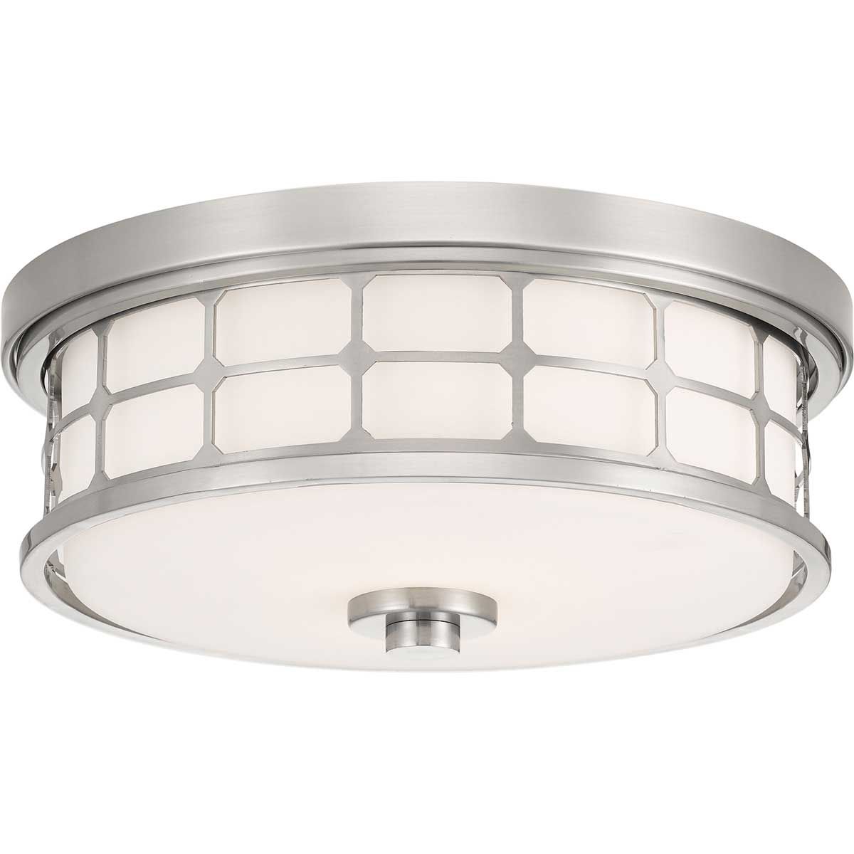Guardian 2-flammige Deckenleuchte - Gebürstetes Nickel - Elsteadlighting - leuchtengrosshandel24