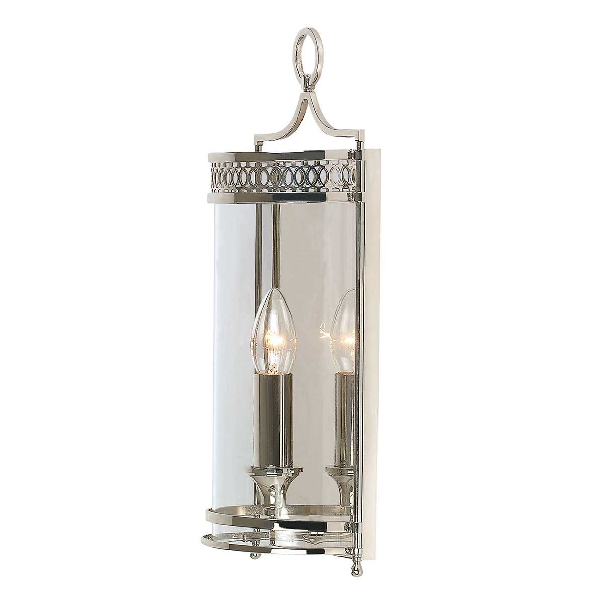 Guildhall 1 l Wandleuchte - Poliertes Nickel - Elsteadlighting - leuchtengrosshandel24