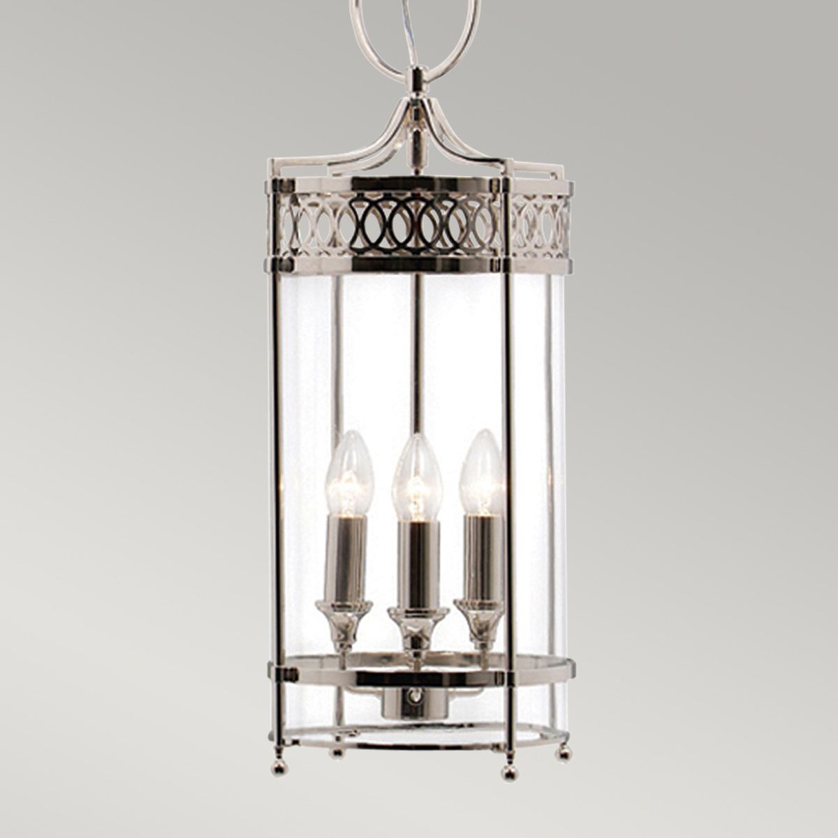 Guildhall-Anhänger - Poliertes Nickel - Elsteadlighting - leuchtengrosshandel24