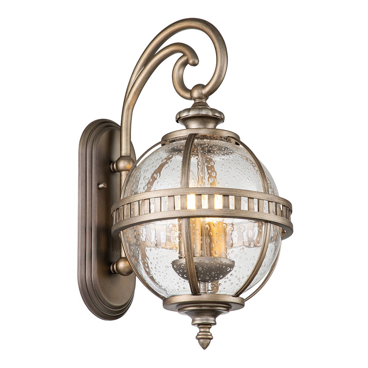 Halleron 2 - flammige Wandlaterne - Brünierte Bronze - Elsteadlighting - KL - HALLERON - 2S - BU