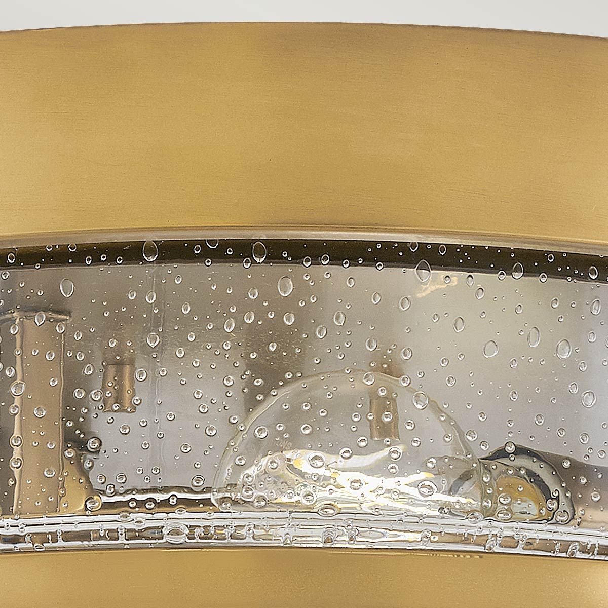 Harper 3-flammige Deckenleuchte - Heritage Messing, Stahl, klares Saatglas - Elsteadlighting - leuchtengrosshandel24