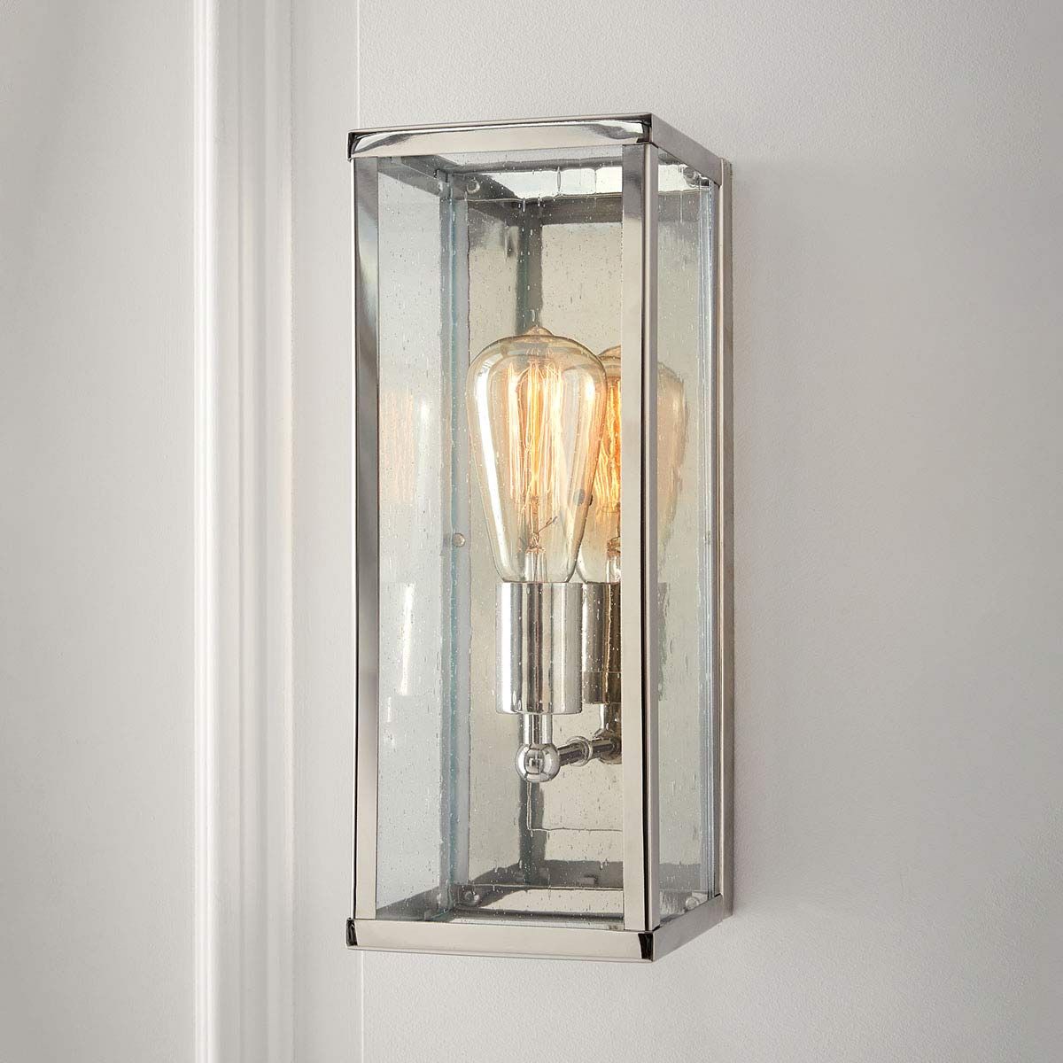 Harrow 1L Wandleuchte - Poliertes Nickel - Elsteadlighting - leuchtengrosshandel24