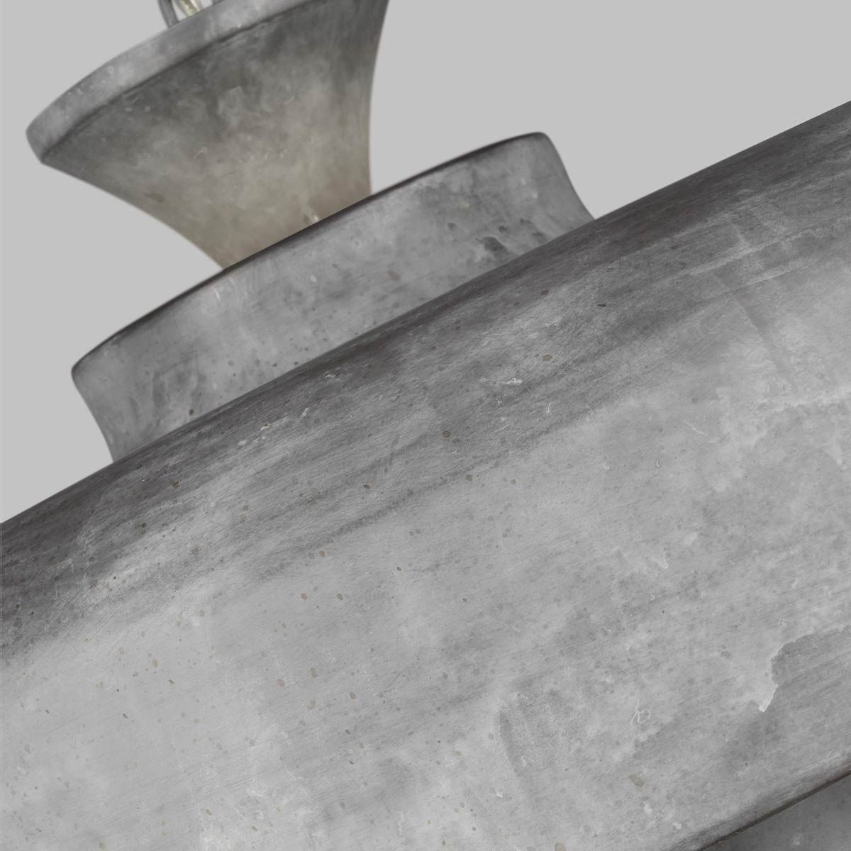 Haymarket 1-flammige Pendelleuchte - verwittertes verzinktes - Elsteadlighting - leuchtengrosshandel24