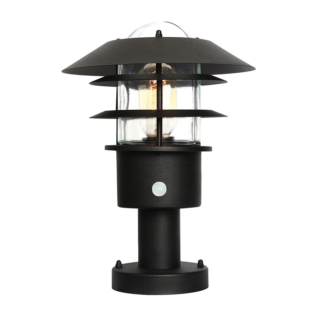 Helsingor 1 - flammige PIR - Standlaterne - Schwarz - Elsteadlighting - HELSINGOR - PIR - PED - BK