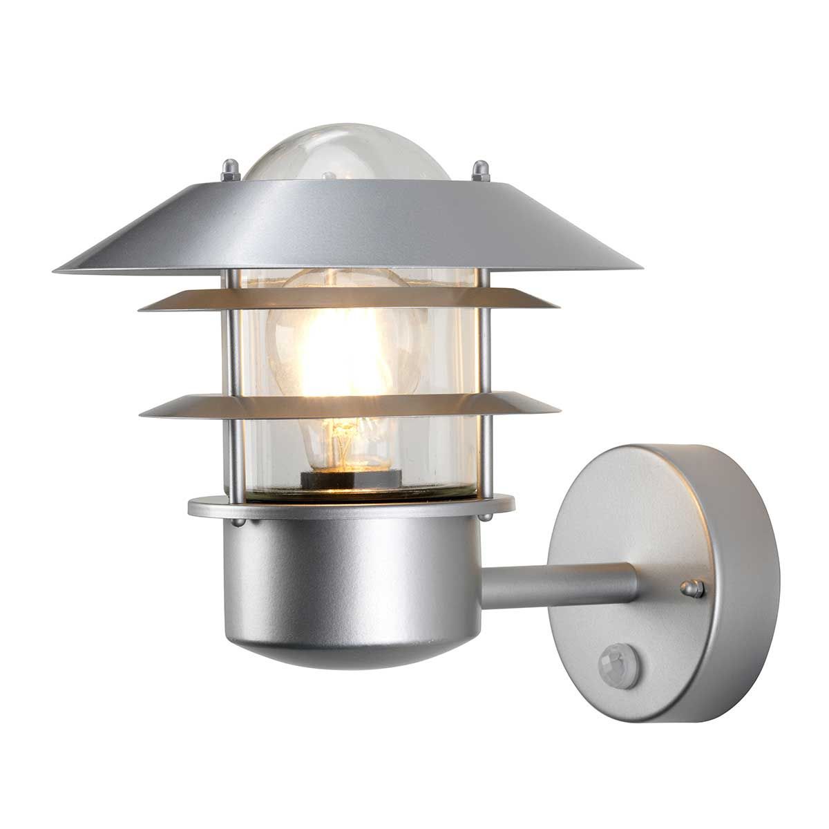 Helsingor 1 - flammige PIR - Wandlaterne - Silber - Elsteadlighting - HELSINGOR - PIR
