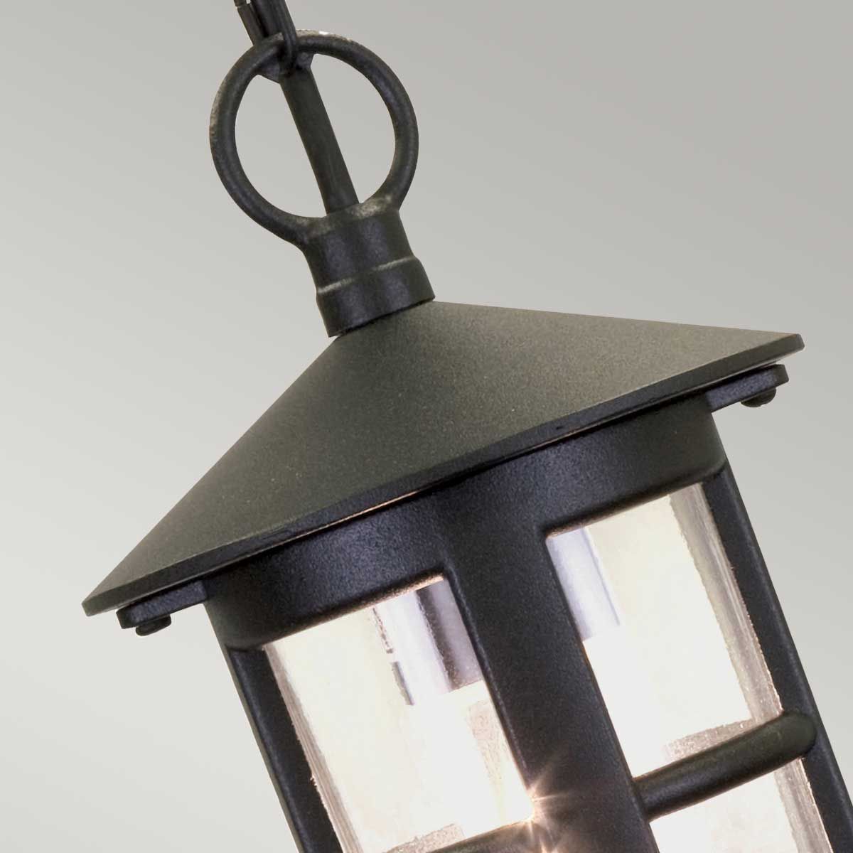Hereford 1 - flammige Kettenlaterne - Schwarz - Elsteadlighting - BL21B - BLACK