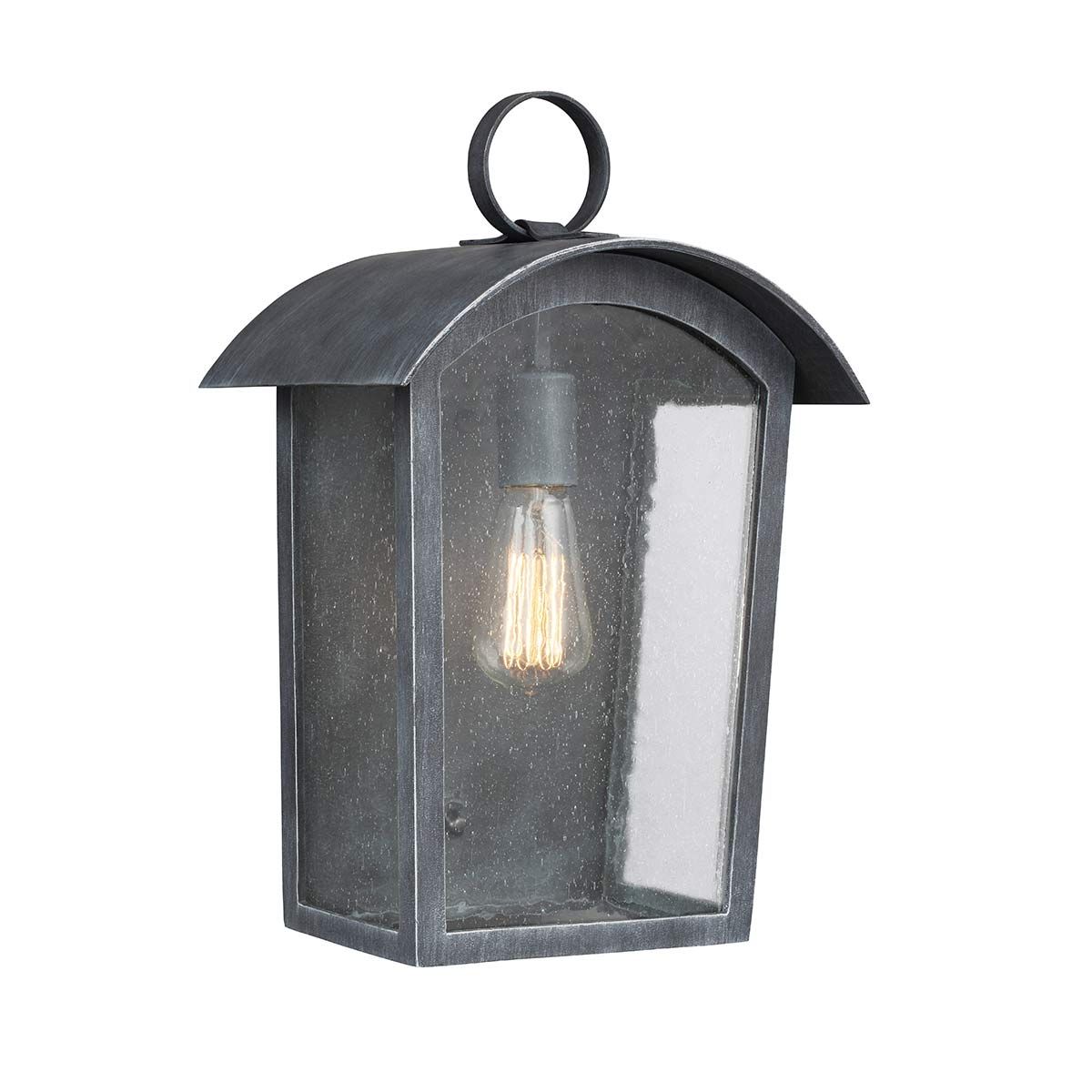 Hodges 1 - flammige große Wandlaterne - Ascheschwarz - Elsteadlighting - FE - HODGES - L