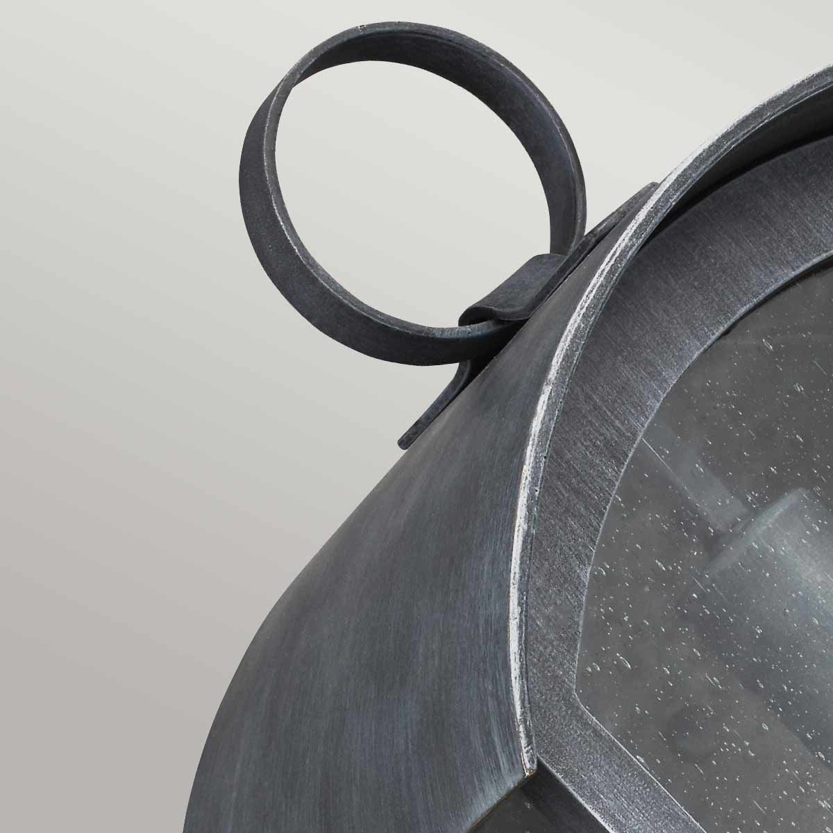 Hodges 1 - flammige große Wandlaterne - Ascheschwarz - Elsteadlighting - FE - HODGES - L