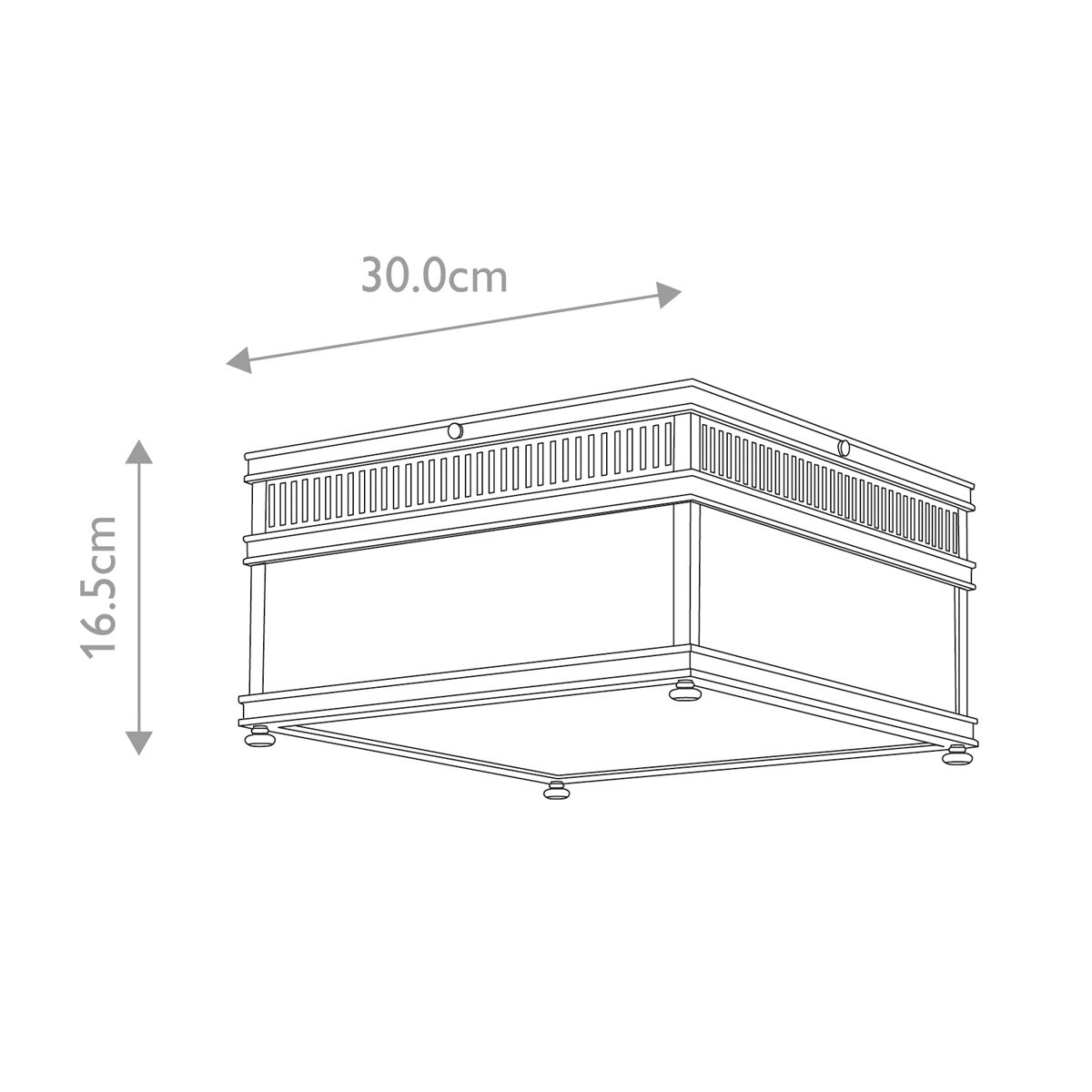 Holborn Deckenleuchte mit 2 Lichtern, poliertes Chrom - Elsteadlighting - leuchtengrosshandel24