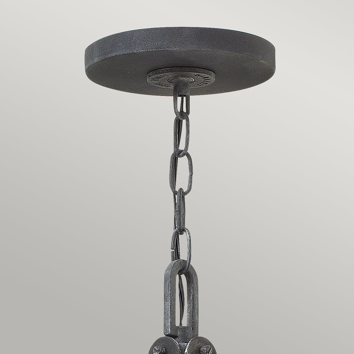 Holden Kronleuchter mit 5 Lichtern, gealtertes Zink - Elsteadlighting - leuchtengrosshandel24