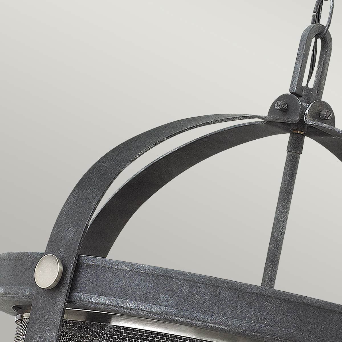 Holden Kronleuchter mit 5 Lichtern, gealtertes Zink - Elsteadlighting - leuchtengrosshandel24