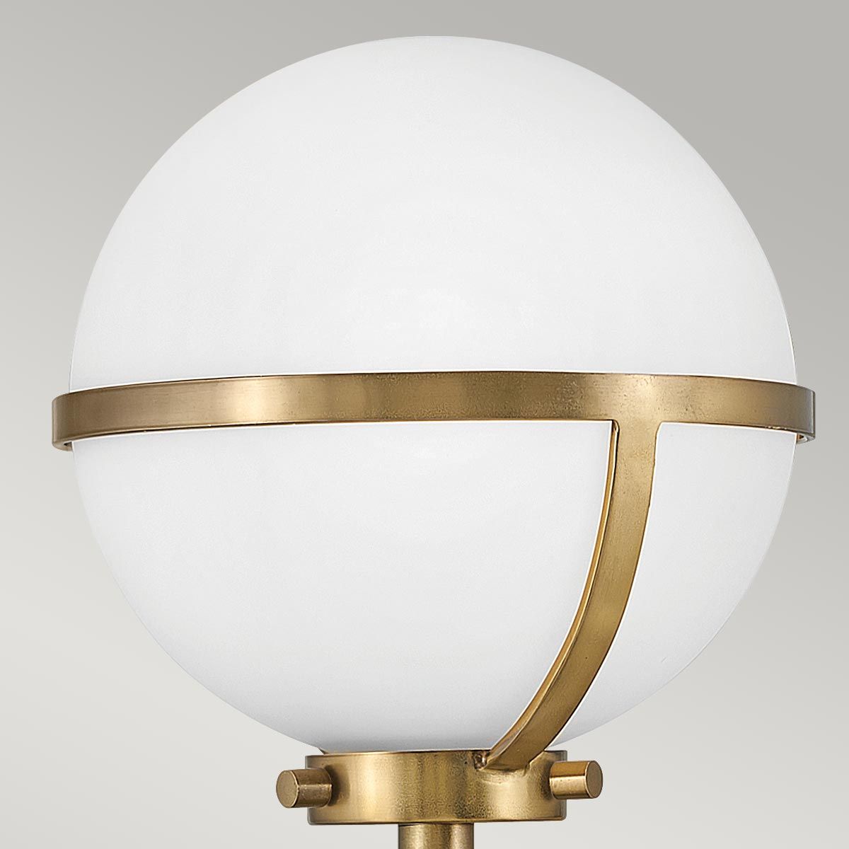 Hollis 1-flammige Wandleuchte - Heritage Messing, Stahl, Opalglas - Elsteadlighting - leuchtengrosshandel24