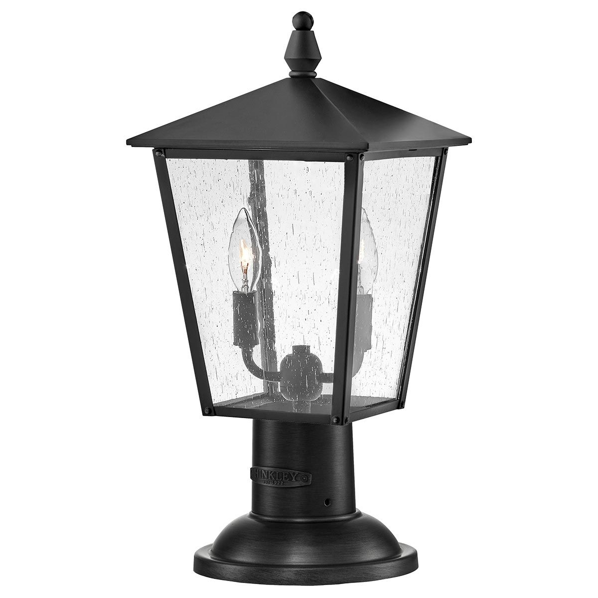 Huntersfield 2 - flammige mittelgroße Standlaterne - Schwarz - Elsteadlighting - HK - HUNTERSFIELD3 - M - BK