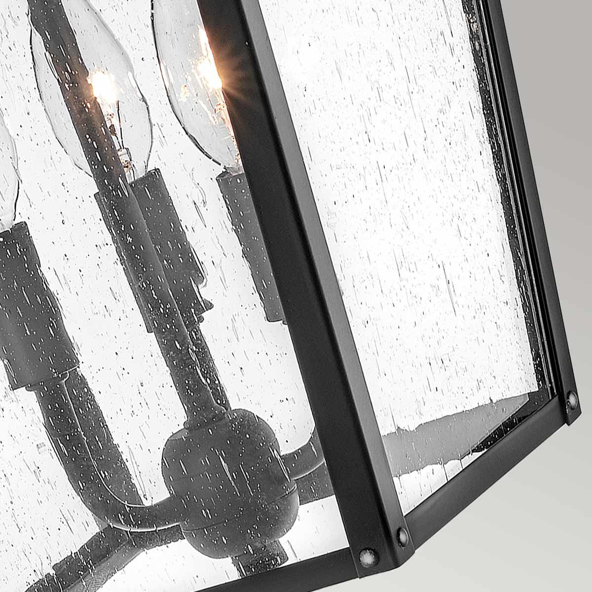 Huntersfield Wandlaterne, groß, 3 Lichter, Schwarz - Elsteadlighting - HK - HUNTERSFIELD2 - L - BK