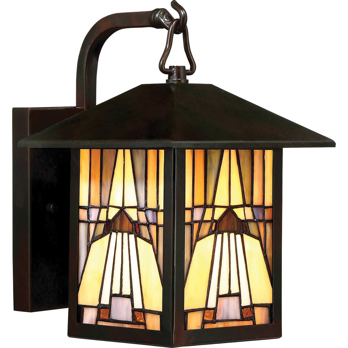 Inglenook 1-flammige kleine Wandlaterne für den Außenbereich – Valiant Bronze - Elsteadlighting - leuchtengrosshandel24
