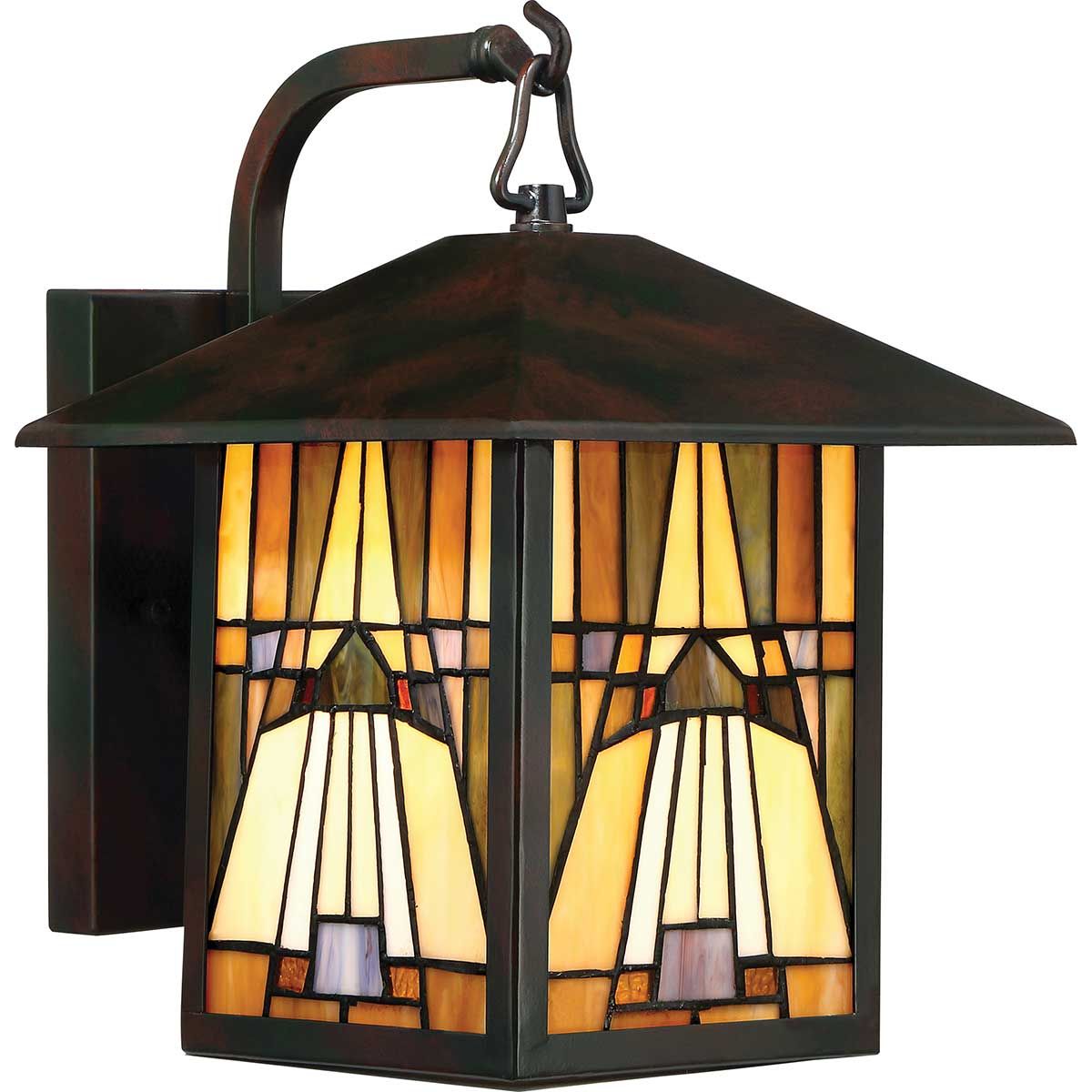 Inglenook 1-flammige mittelgroße Wandlaterne für den Außenbereich – Valiant Bronze - Elsteadlighting - leuchtengrosshandel24