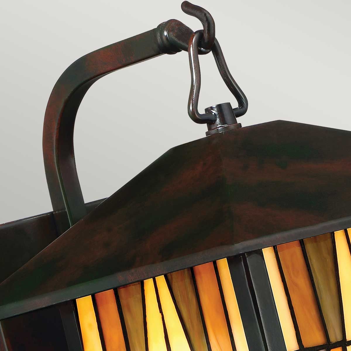 Inglenook 1-flammige mittelgroße Wandlaterne für den Außenbereich – Valiant Bronze - Elsteadlighting - leuchtengrosshandel24