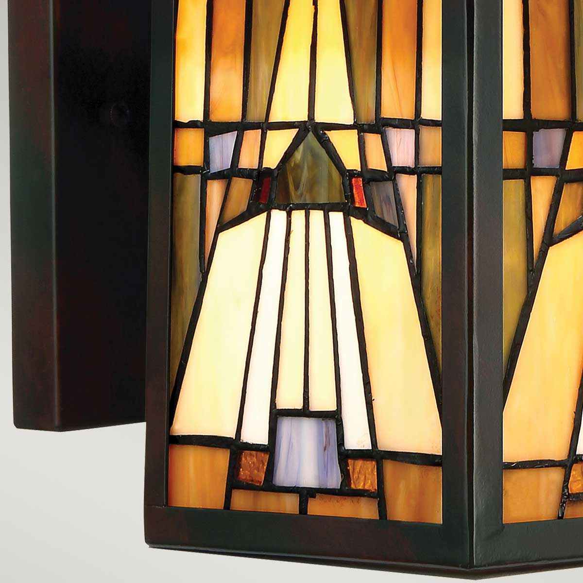 Inglenook 1-flammige mittelgroße Wandlaterne für den Außenbereich – Valiant Bronze - Elsteadlighting - leuchtengrosshandel24