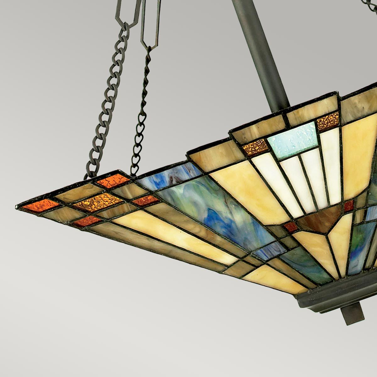 Inglenook 3-flammige Pendelleuchte - B - Valiant Bronze - Elsteadlighting - leuchtengrosshandel24