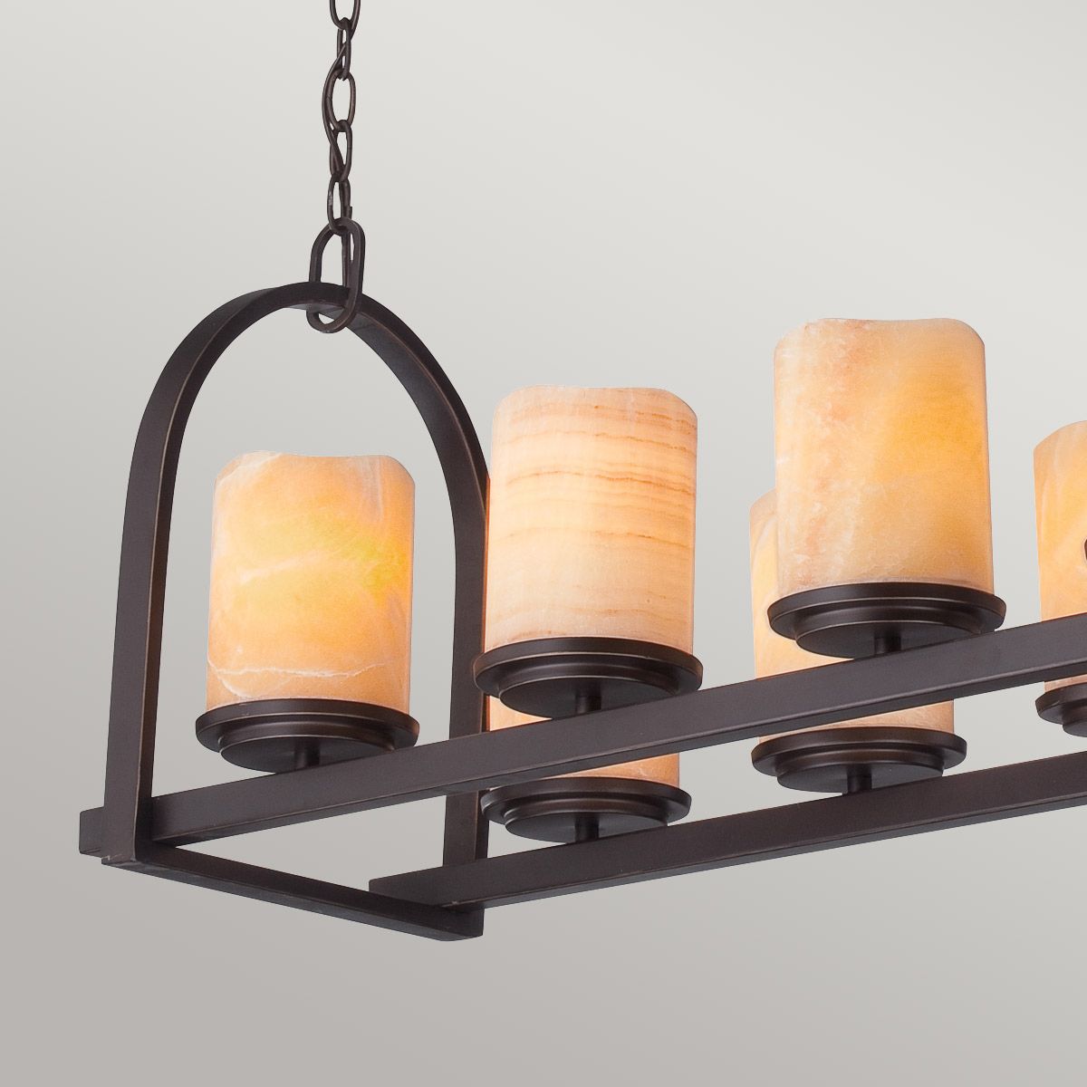 Inselleuchte Aldora 8-flammig - Palladian Bronze - Elsteadlighting - leuchtengrosshandel24