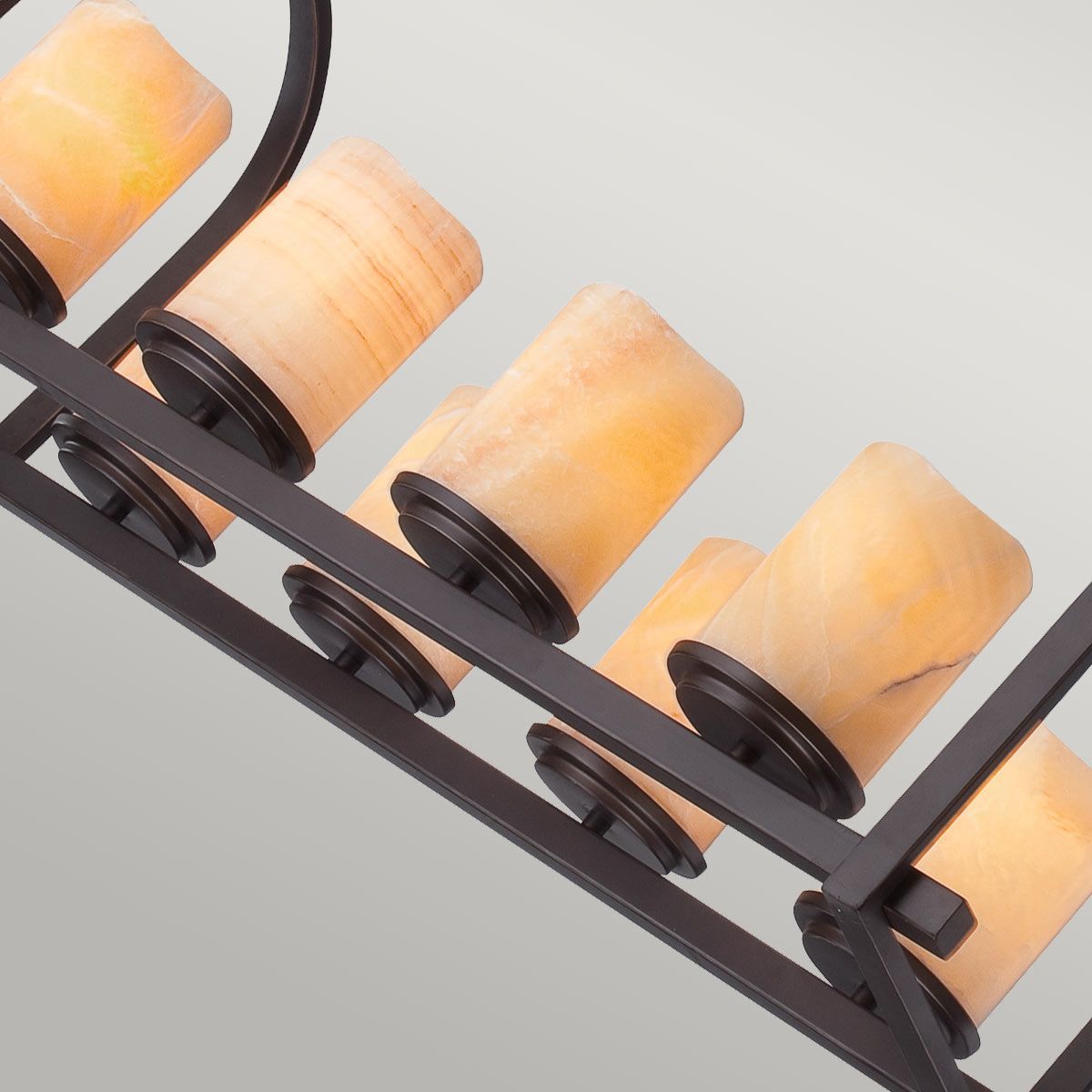 Inselleuchte Aldora 8-flammig - Palladian Bronze - Elsteadlighting - leuchtengrosshandel24