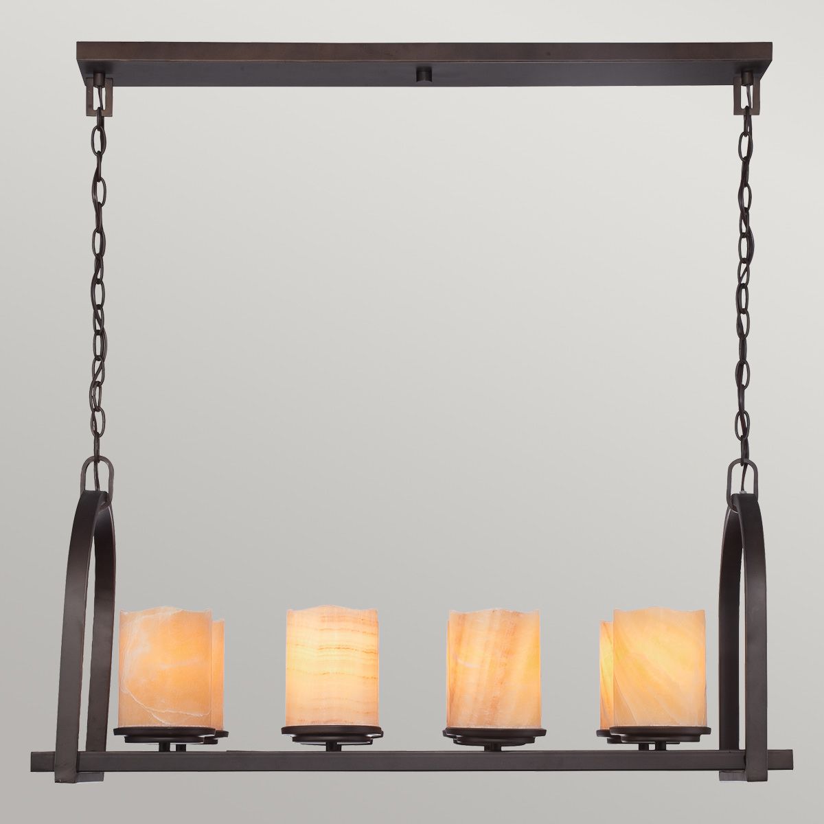 Inselleuchte Aldora 8-flammig - Palladian Bronze - Elsteadlighting - leuchtengrosshandel24
