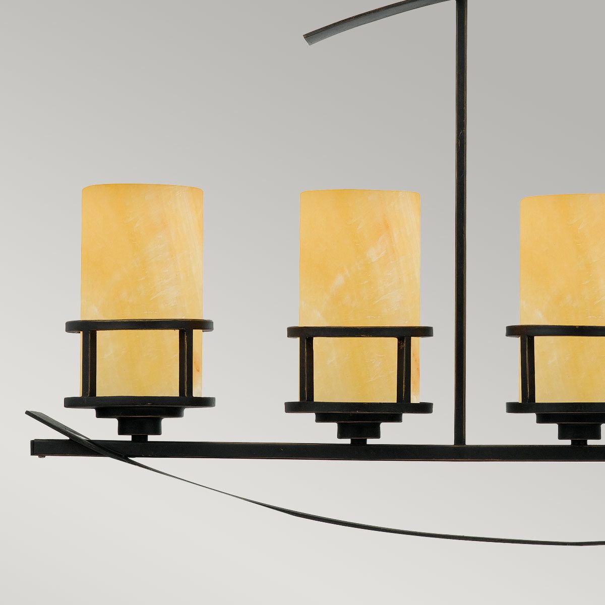 Inselleuchte Kyle mit 5 Lichtern - Imperial Bronze - Elsteadlighting - leuchtengrosshandel24