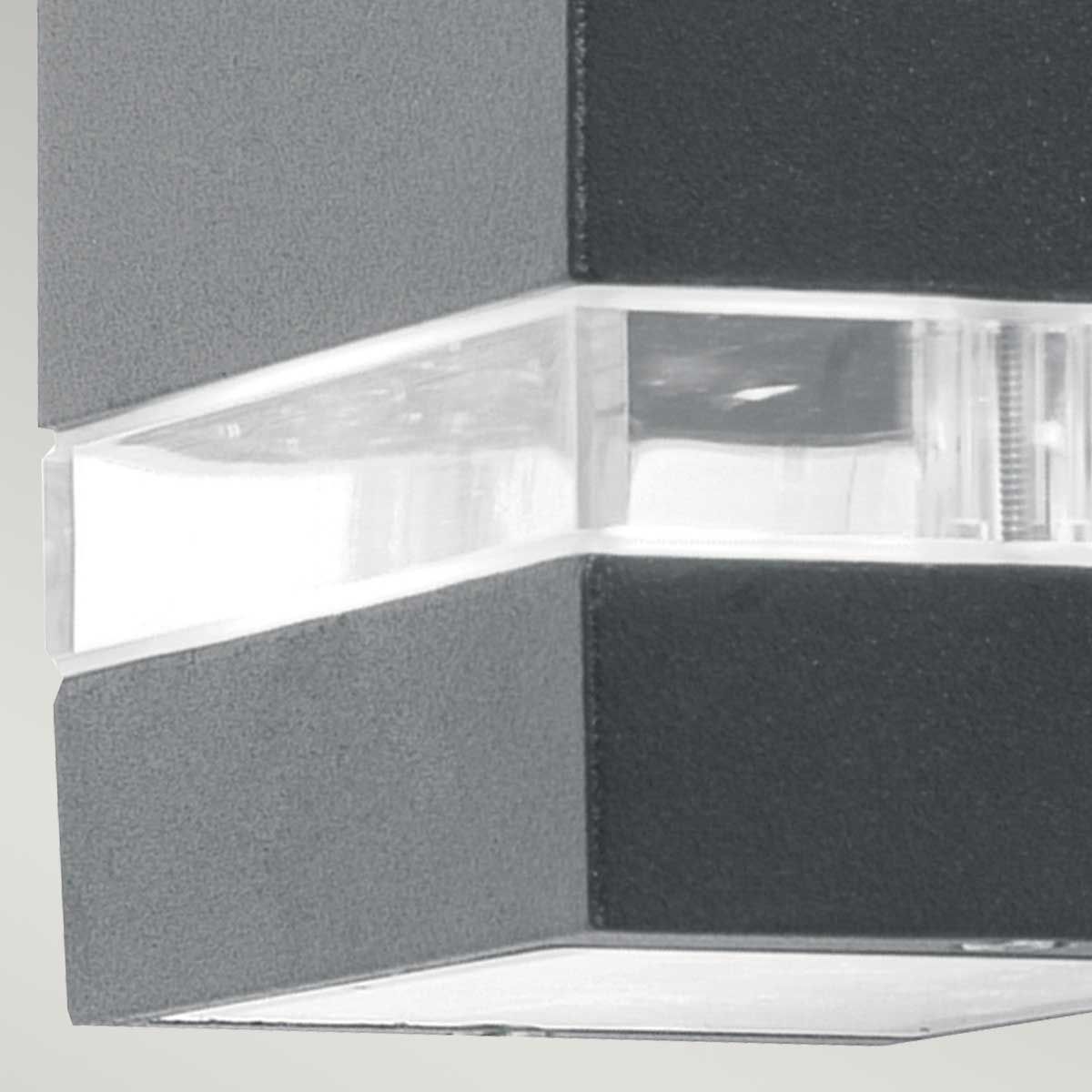 Jannik 1 - flammige LED - Wandleuchte - Graphit - Elsteadlighting - JANNIK - LED1