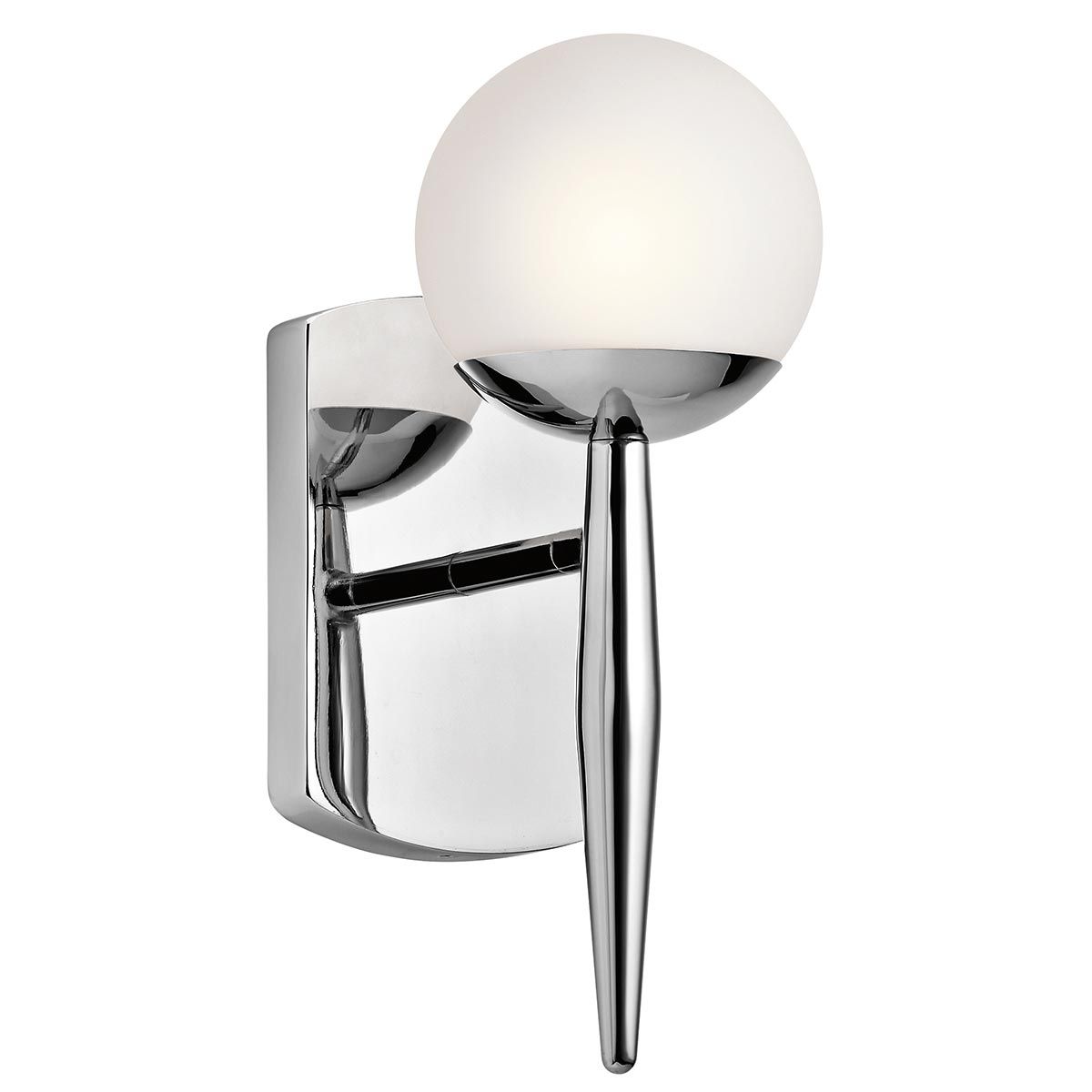 Jasper 1-flammige Wandleuchte - Poliertes Chrom - Elsteadlighting - leuchtengrosshandel24