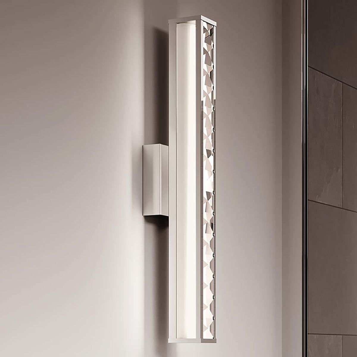 Jessie 1-flammige LED-Wandleuchte - Poliertes Chrom - Elsteadlighting - leuchtengrosshandel24
