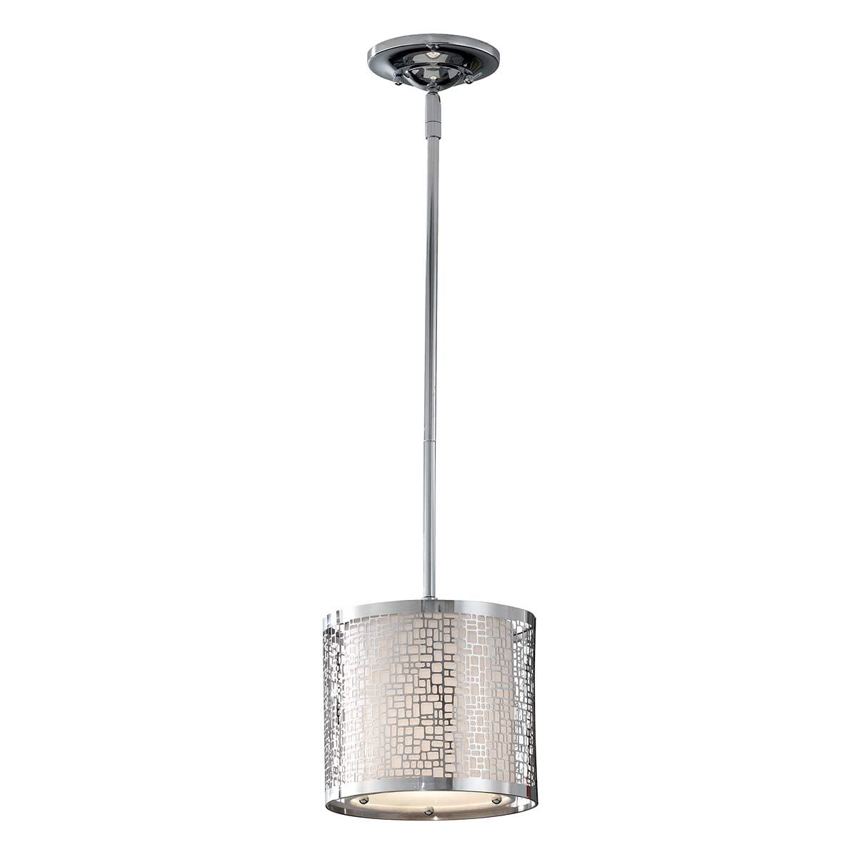 Joplin 1-flammige Mini-Pendelleuchte - Chrom - Elsteadlighting - leuchtengrosshandel24