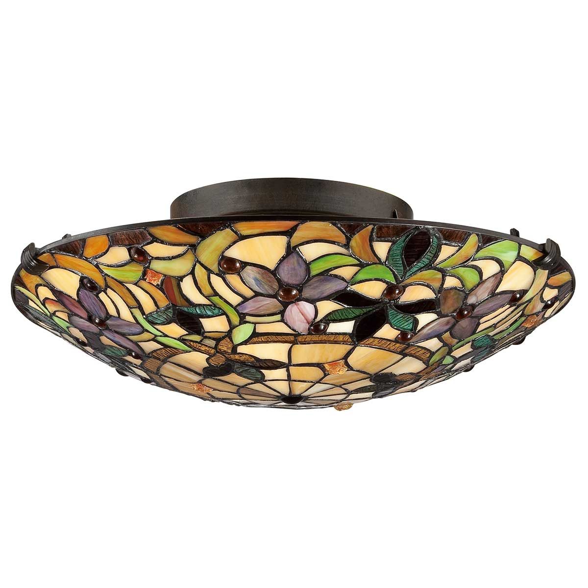Kami 2-flammige Deckenleuchte - Vintage Bronze - Elsteadlighting - leuchtengrosshandel24