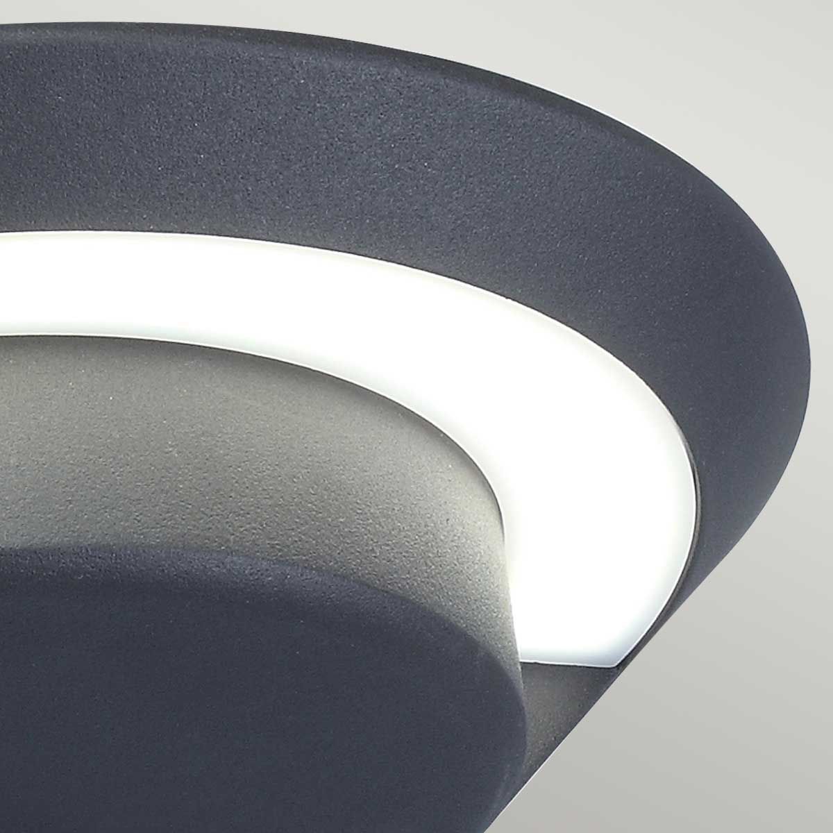Kasper 1 - flammige kleine Wandleuchte - Graphit - Elsteadlighting - KASPER