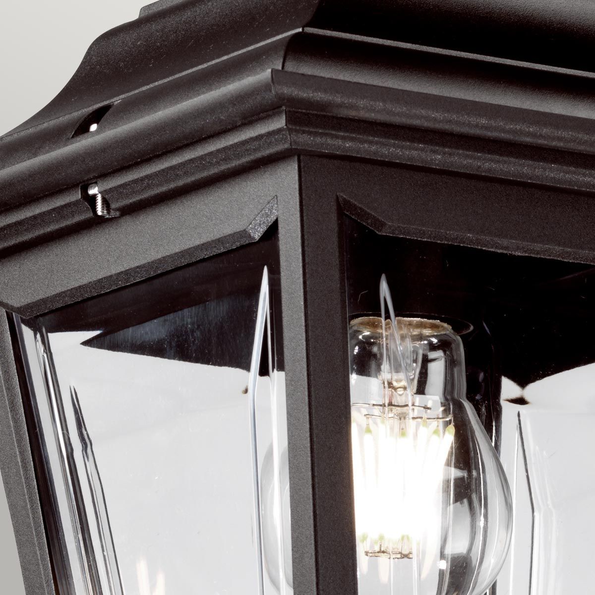 Kerry 1 - flammige Kettenlaterne - Schwarz - Elsteadlighting - KERRY - CHAIN