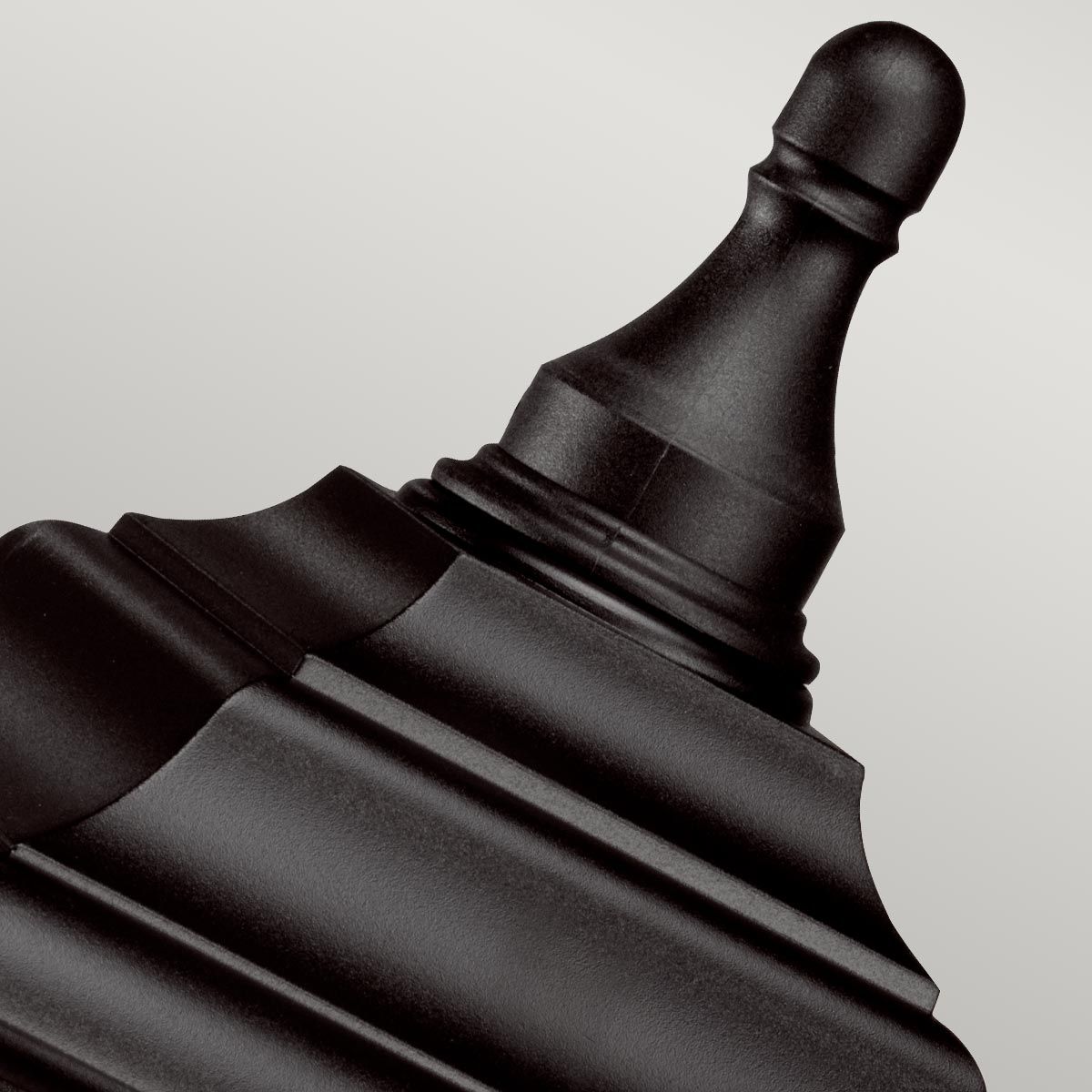 Kerry 1 - flammige Sockel - /Verandaleuchte, Schwarz - Elsteadlighting - KERRY - PED - POR