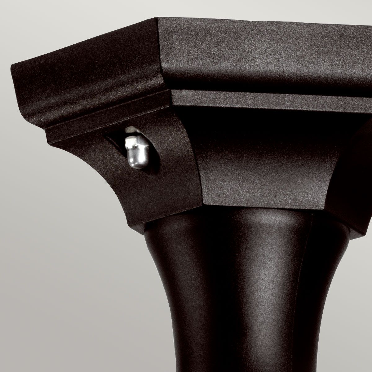 Kerry 1 - flammige Sockel - /Verandaleuchte, Schwarz - Elsteadlighting - KERRY - PED - POR