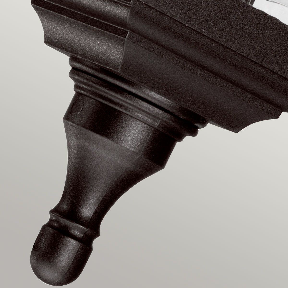 Kerry 1 - flammige Sockel - /Verandaleuchte, Schwarz - Elsteadlighting - KERRY - PED - POR