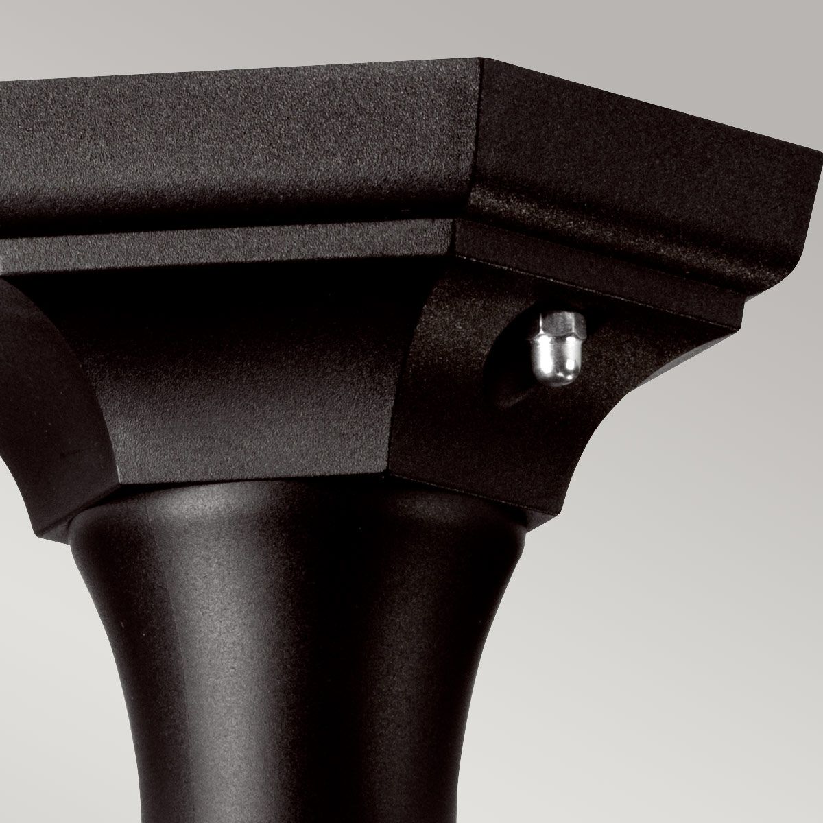 Kinsale 1 - flammige Sockel - /Verandalaterne - Schwarz - Elsteadlighting - KINSALE - PED - POR