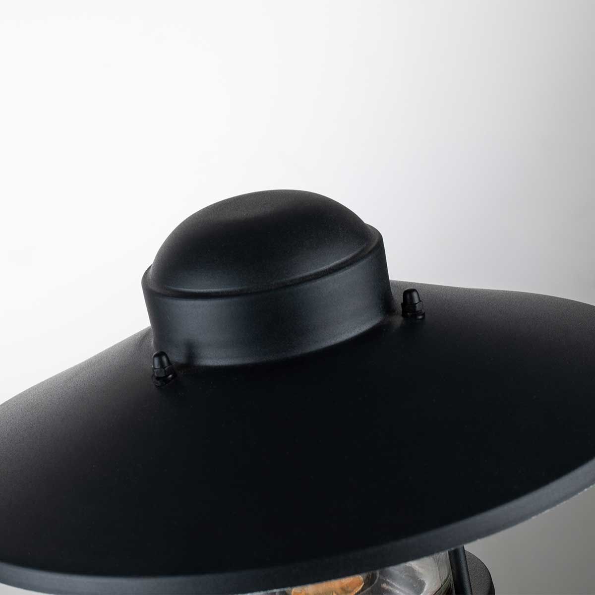 Klampenborg 1 - flammige Sockelleuchte mit PIR - Schwarz - Elsteadlighting - KLAMPENBORG - PED - PIR - BK