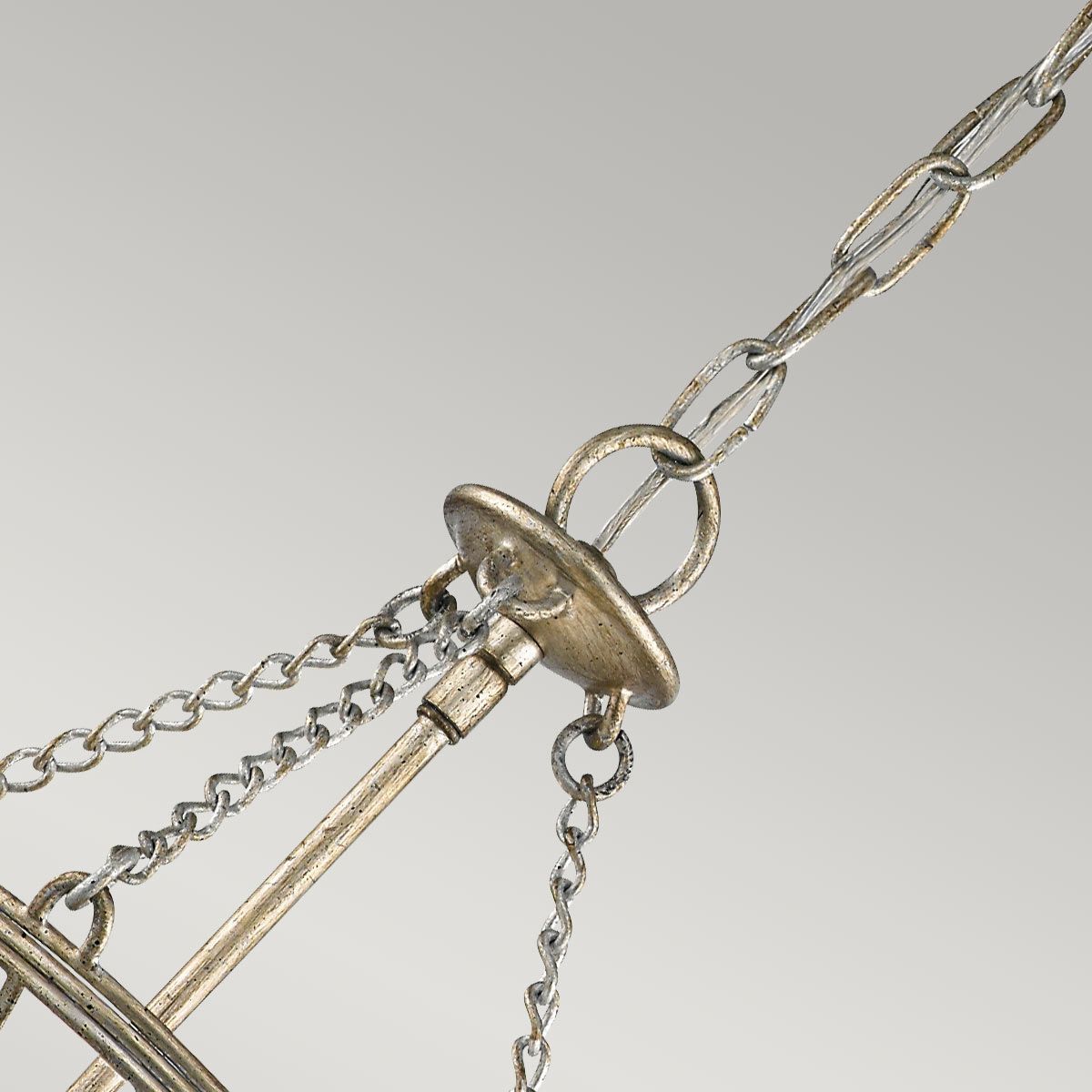 Kleine Pendelleuchte „Calla“ mit 2 Lichtern, Sterling-Gold - Elsteadlighting - leuchtengrosshandel24