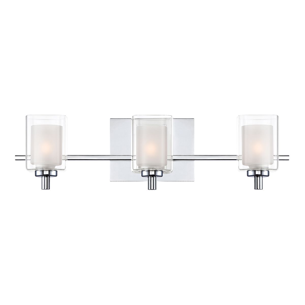 Kolt 3-flammige Wandleuchte - Poliertes Chrom - Elsteadlighting - leuchtengrosshandel24