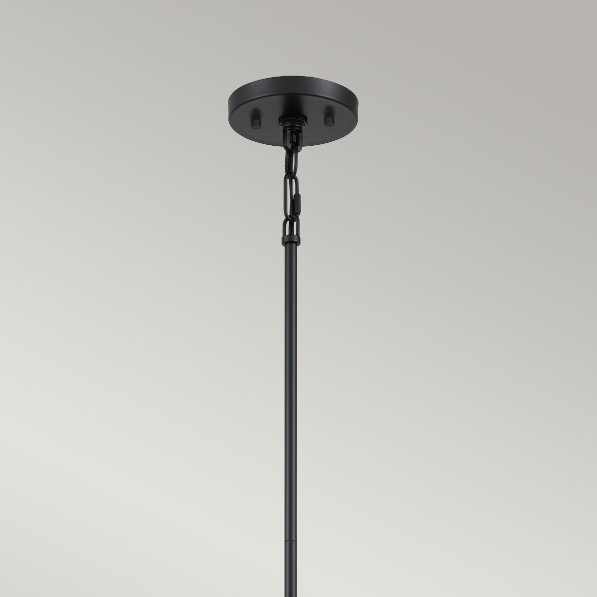 Kronleuchter Bismarck mit 5 Lichtern, Erdschwarz - Elsteadlighting - leuchtengrosshandel24