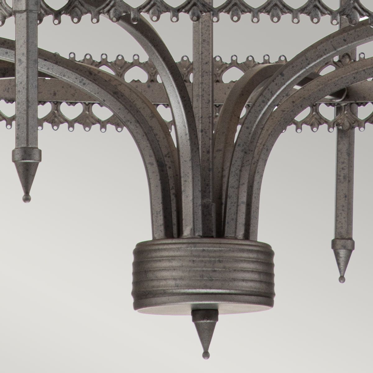 Kronleuchter Crown 6-flammig - Iron Gate - Elsteadlighting - leuchtengrosshandel24