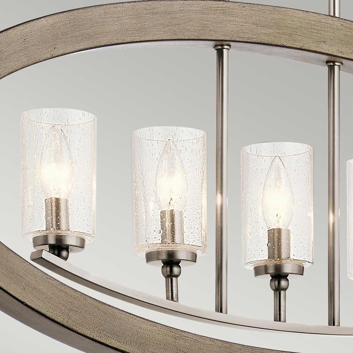 Kronleuchter Grand Bank mit 5 Lichtern, Antikgrau im Used-Look - Elsteadlighting - leuchtengrosshandel24