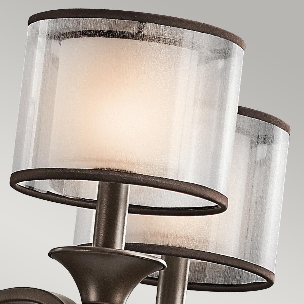 Kronleuchter Lacey mit 5 Lichtern, Mission Bronze - Elsteadlighting - leuchtengrosshandel24